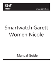 Garett Smartwatch Garett Women Nicole Manual Manual