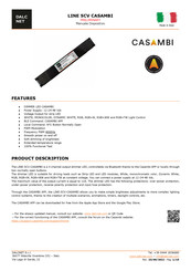 DALCNET LINE 5CV CASAMBI Manual