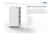 Lithium Valley LV-BST-L5.12Aa Operation Manual
