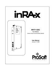 ProSoft inRAx MVI71-GSC User Manual