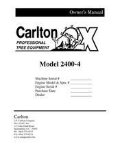 Carlton 2400-4 Owner's Manual