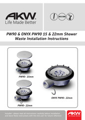 Akw PW90 Installation Instructions