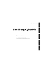 Sandberg CyberMic Quick Start Manual