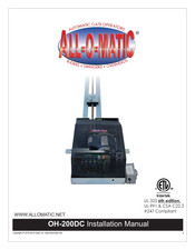 ALL-O-MATIC OH-200DC Installation Manual