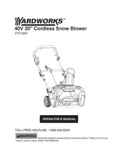 Yardworks 270-3397 Operator's Manual