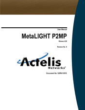 Actelis Networks MetaLIGHT P2MP User Manual