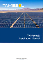 TAMESOL TM-440M-144HC-TM-455M-144HC Installation Manual