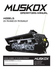 MUSKOX 23-78 Operator's Manual