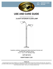 HAMPTON BAY 455-695 Use And Care Manual