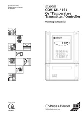 Endress+Hauser mycom COM 121 Operating Instructions Manual