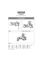 Grohe Eurofresh 32 403 Installation Instructions Manual