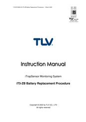 TLV iTrapSensor iT5-ZB Instruction Manual