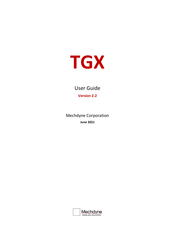 Mechdyne Corporation TGX User Manual