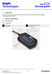 Delphi DTGX102B Startup Manual
