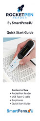 SmartPens4U RocketPen Reader Quick Start Manual