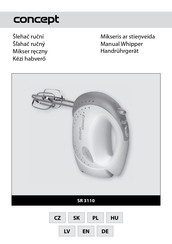 Concept2 SR 3110 Operating Instructions Manual