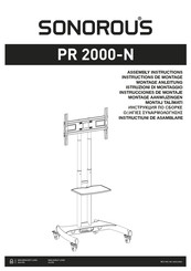 Sonorous PR 2000-N Assembly Instructions Manual