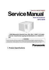 Panasonic CW-C120VR Service Manual