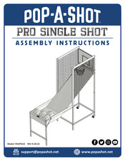 Pop-A-Shot PRO SINGLE SHOT PASPSS22 Assembly Instructions Manual