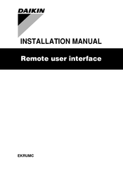 Daikin EKRUMC Installation Manual