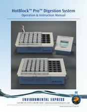 enviromental express HotBlock Pro Operation & Instruction Manual