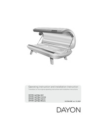 JK-Products DAYON LightSpa Hybrid Operating Instructions And Installation