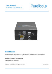 PureTools PT-HDBT-1020HU-TX User Manual