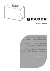 Franke Faber Inca Lux Plus INLP28SSV Installation Instructions Manual