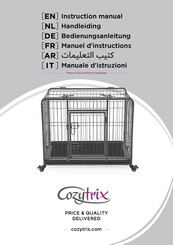 Cozytrix Dog Pet Cage Instruction Manual