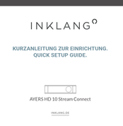 Inklang AYERS HD 10 Quick Setup Manual