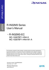 Renesas R-IN32M3 Series User Manual