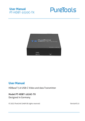 PureTools PT-HDBT-1020C-TX User Manual