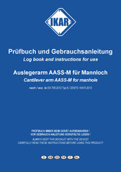 IKAR AASS-M Log Book And Instructions For Use