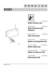 De Dietrich Thermique AD252 Assembly Instructions Manual