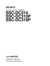 Sony Super HAD CCD SSC-DC314 Service Manual