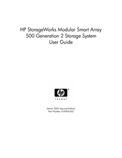 HP StorageWorks MSA500 G2 User Manual