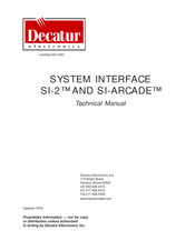 Decatur Electronics SI-2 Technical Manual