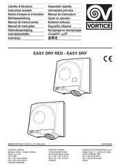 Vortice EASY DRY RED Instruction Booklet