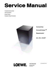Bose Loewe Concertos Acoustimass 61247 Service Manual