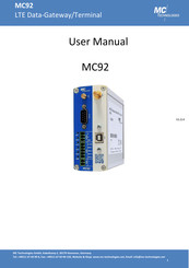 MC Technologies MC92 User Manual