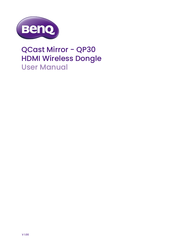 BenQ QCast Mirror QP30 User Manual
