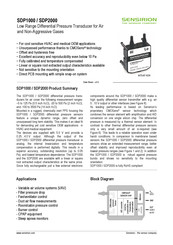 SENSIRION SDP2000 Manual