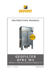 Geovent GEOFILTER GFB2 W3 9-3 Instruction Manual