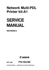 Canon BW Remote Operators Software Kit-A1 Service Manual
