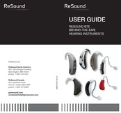 ReSound BTE User Manual