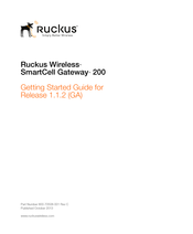 Ruckus Wireless SmartCell 200 Getting Started Manual