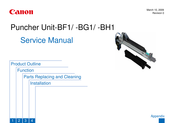Canon Puncher Unit-BH1 Service Manual