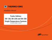Ingersoll-Rand THERMO KING Trailer B-130 Installation Manual