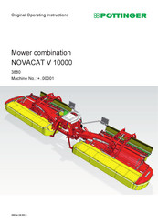 Pottinger NOVACAT V 10000 Original Operating Instructions