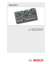 Bosch D8125MUX Operation And Installation Manual